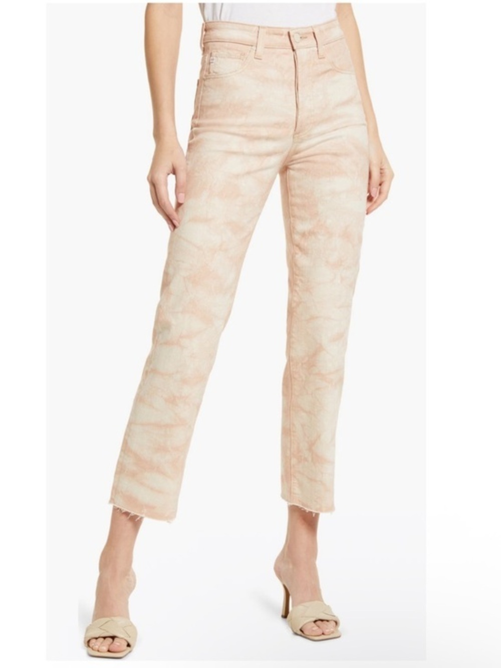 AG Alexxis High Waist Straight Leg Crop Jeans